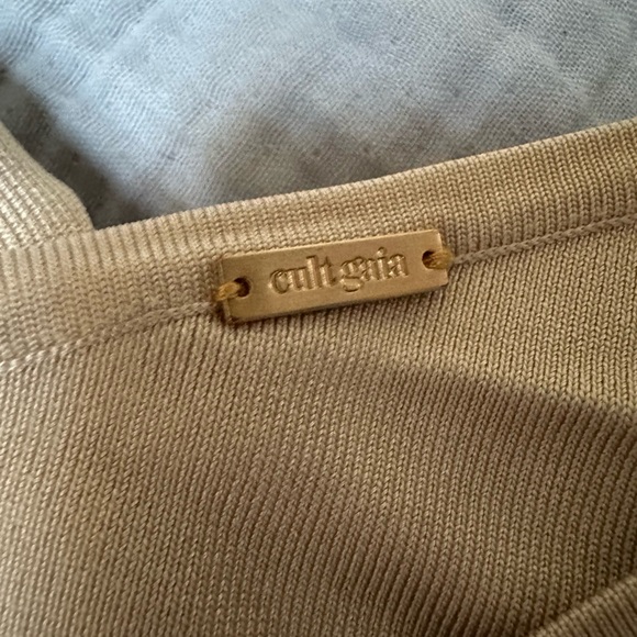 Cult Gaia Teri Knit Top Cream XS - Picture 6 of 6